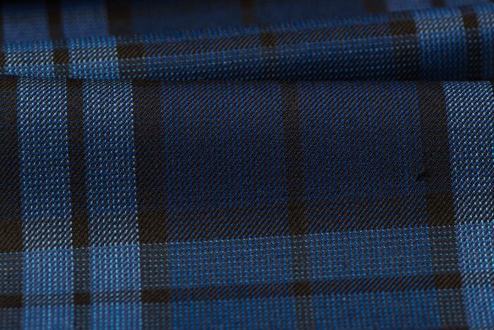 NAVY PLAID CHECK W/ BLUE BLACK OC (270 GRAMS / 9 OZ)