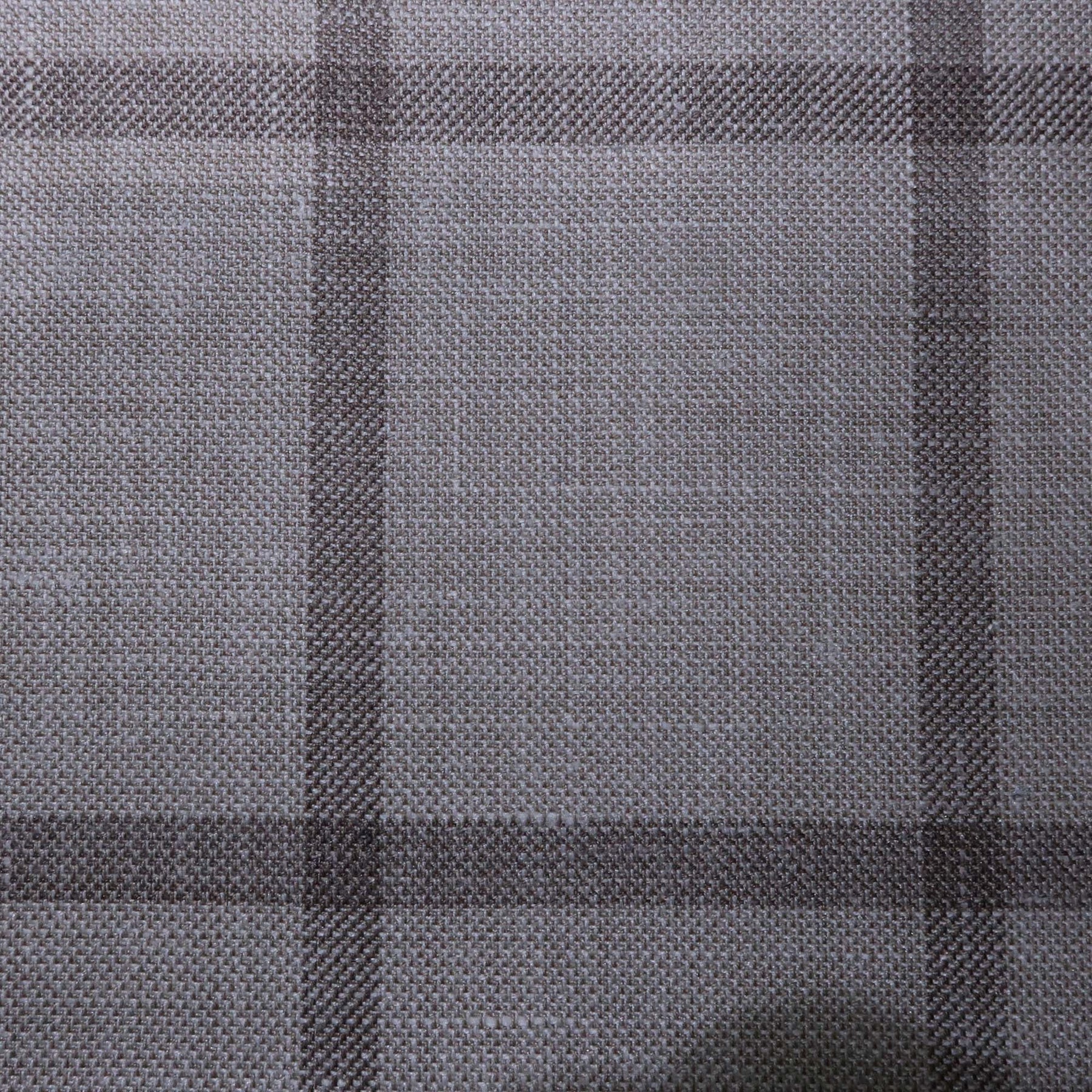 Lanificio F. LLI Cerruti Grey With Black Windowpane - Wholesale